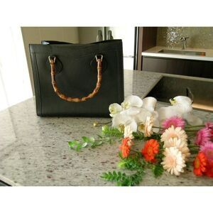 GUCCI Bamboo Bag Black